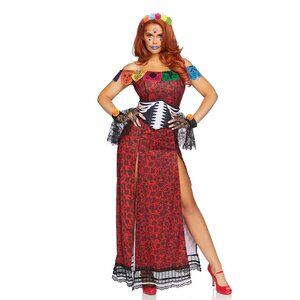 Deluxe Day of the Dead Beauty Costume for Women – Dia De Los Muertos Outfit